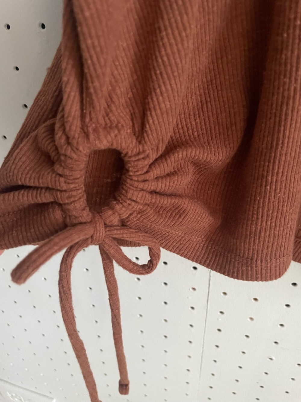 Kohl's SO Ribbed Tank Top in Rust - Picture 3 of 5